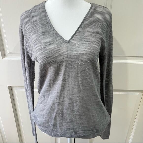 Helmut Lang grey sheer sweater, size M - Picture 1 of 6